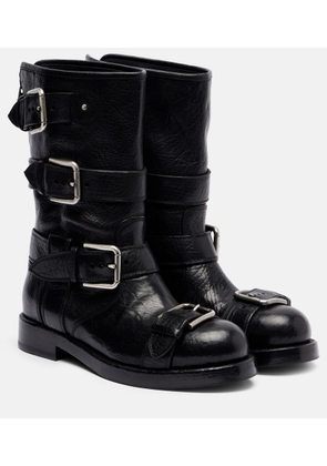 Dolce&Gabbana Leather biker boots