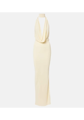 Aya Muse Draped jersey gown