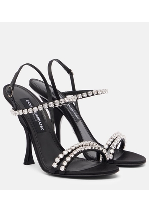 Dolce&Gabbana Crystal-embellished sandals