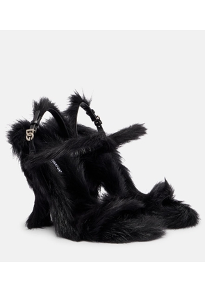 Dolce&Gabbana 105 shearling sandals