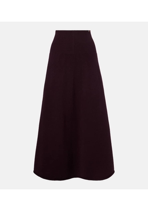 Extreme Cashmere NÂ°388 Ease cashmere-blend maxi skirt