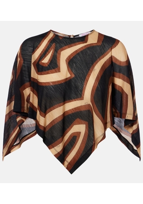 Pucci Labirinto wool-blend blouse
