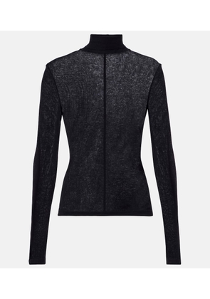 The Frankie Shop Evren cotton turtleneck top