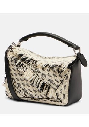 Loewe x Albers Puzzle Small fringed tote bag