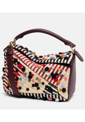 Loewe x Albers Puzzle Small leather shoulder bag