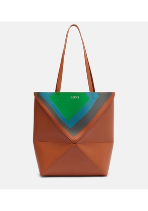 Loewe x Albers Puzzle Fold Medium leather tote bag