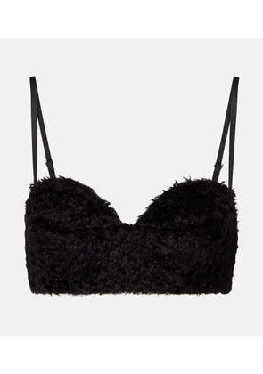 Givenchy Mohair-blend bra top