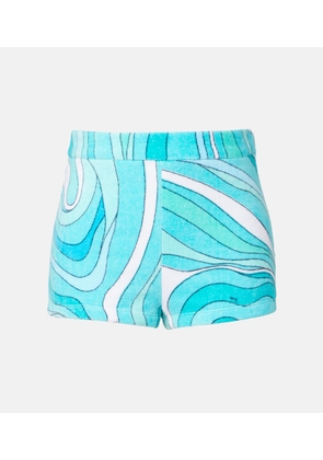 Pucci Iride cotton terry shorts