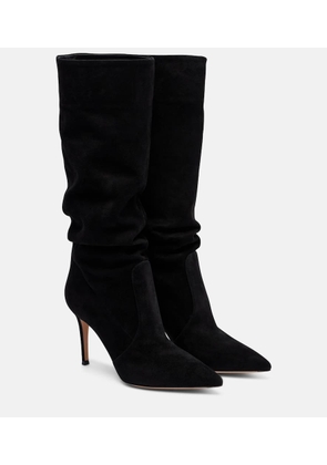 Gianvito Rossi Hansen 85 suede knee-high boots