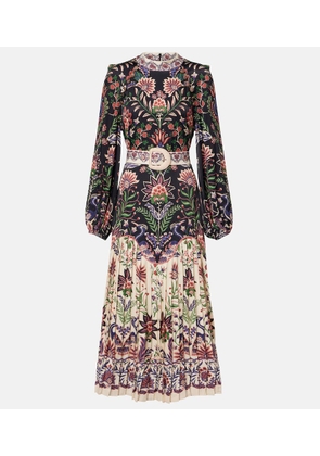 Farm Rio Marvelous Garden floral midi dress
