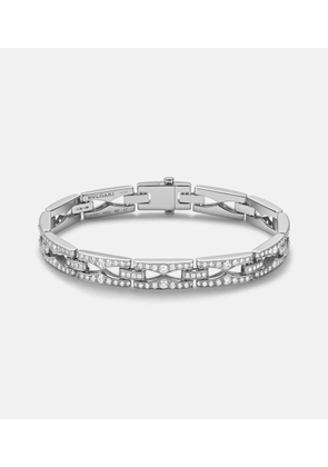 Bvlgari B.zero1 18kt white gold bracelet with diamonds