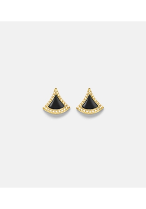 Bvlgari Divas' Dream 18kt gold earrings with onyx and diamonds