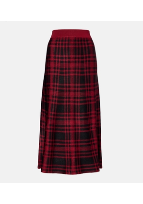 Polo Ralph Lauren Plaid midi skirt