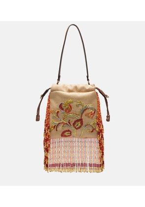 Etro Kalispera Small embroidered pouch