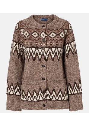 Polo Ralph Lauren Fair Isle jacquard wool-blend cardigan