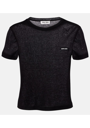 Miu Miu Cotton jersey T-shirt