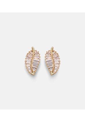 Anita Ko Small 18kt gold earrings with diamonds