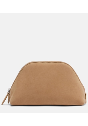The Row Devon Mini leather clutch