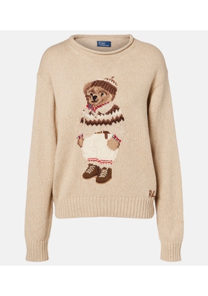 Polo Ralph Lauren Polo Bear cotton and wool-blend sweater