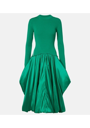 Simkhai Kenlie ribbed-knit midi dress