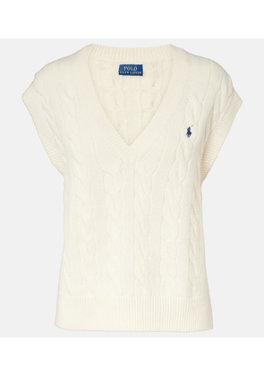 Polo Ralph Lauren Cable-knit wool and cashmere vest
