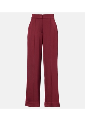 Simkhai Kyra satin wide-leg pants