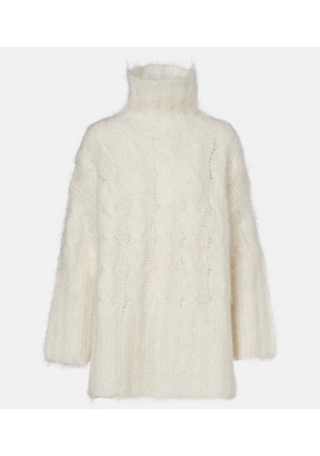 Joseph Fortin cable-knit mohair-blend sweater