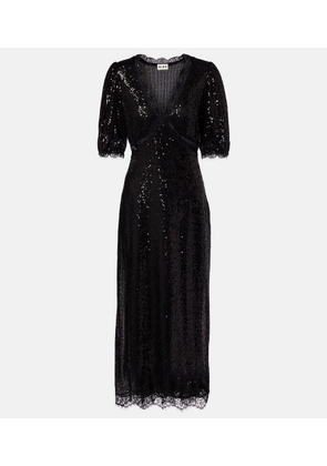 Rixo Verena sequined maxi dress