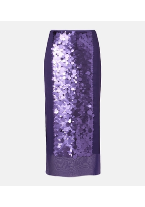 Joseph Cambo sequined midi skirt