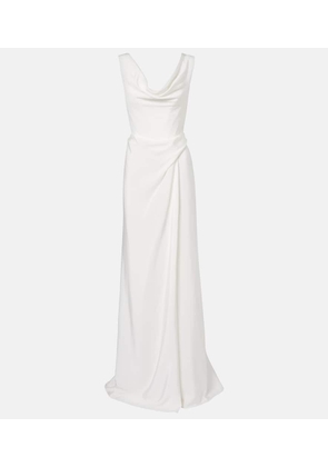 Vivienne Westwood Bridal Mabel draped off-shoulder silk gown