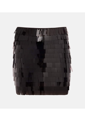 Staud Max sequined mesh miniskirt