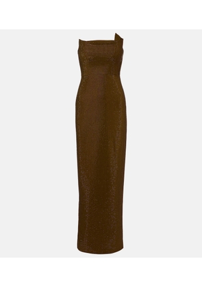 Roland Mouret Embellished strapless gown