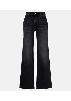 7 For All Mankind Lotta high-rise wide-leg jeans