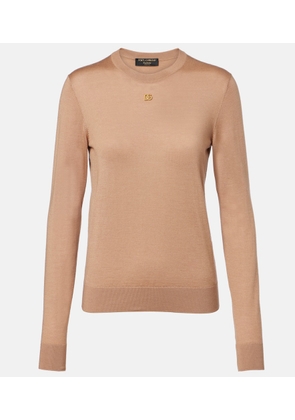 Dolce&Gabbana DG cashmere and silk sweater