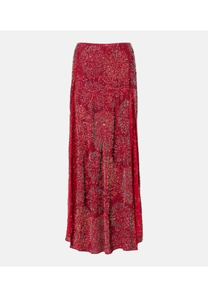 Rabanne Embellished maxi skirt