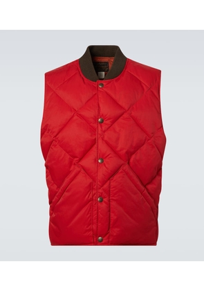 RRL Quilted twill vest