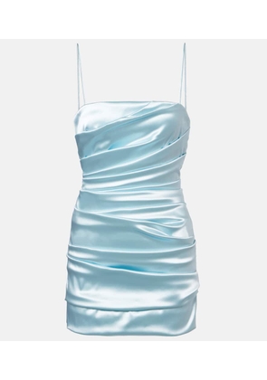 Dolce&Gabbana Ruched satin minidress