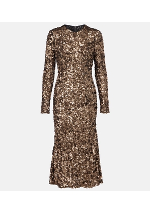 Dolce&Gabbana Sequined midi dress