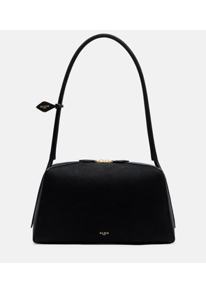 Alaia Le Bouledogue Medium suede shoulder bag