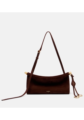 Alaia Le Click suede shoulder bag