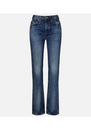 Khaite Farley high-rise straight jeans