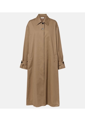 The Row Lolana cotton gabardine coat