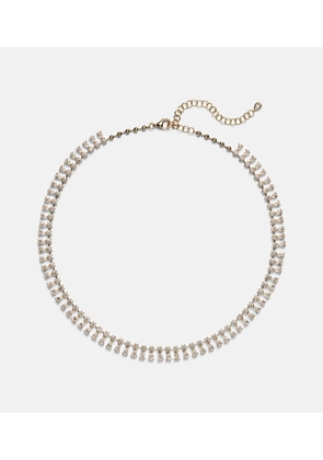 Anita Ko 18kt gold necklace with diamonds