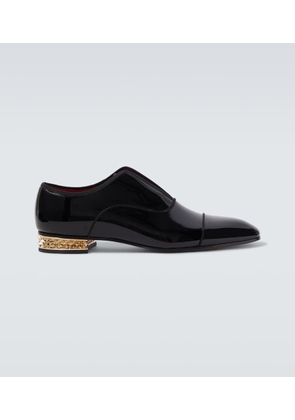 Christian Louboutin Alphamale Rocks patent leather Derby shoes