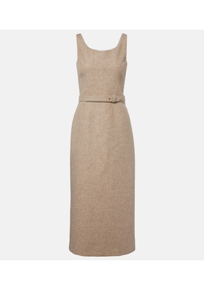 The Row Vadira wool midi dress
