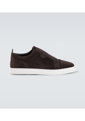 Christian Louboutin St Louis suede slip-on sneakers