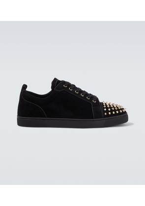 Christian Louboutin Louis Junior Spikes suede sneakers