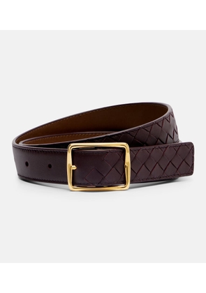 Bottega Veneta Reverso leather belt