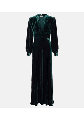 Rixo Emory velvet gown