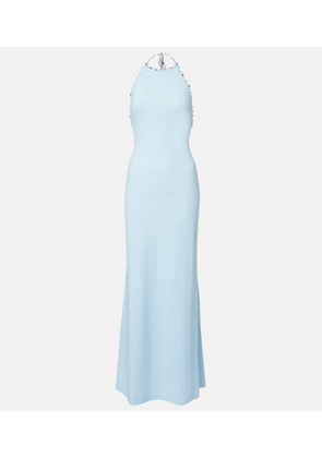 Christopher Esber Embellished halterneck maxi dress